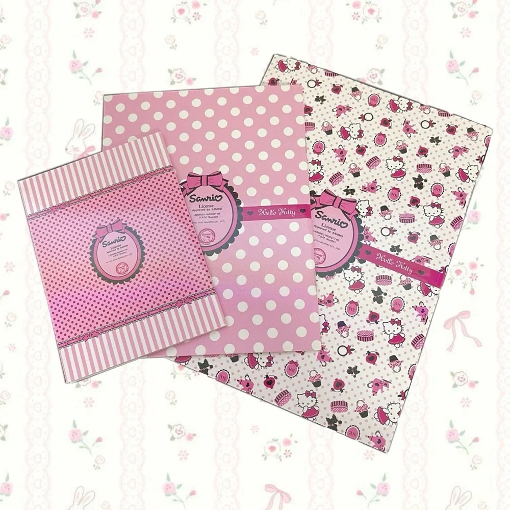 Cheetah Hello Kitty Mini Tote Bag With Notebooks - Picture 4 of 4